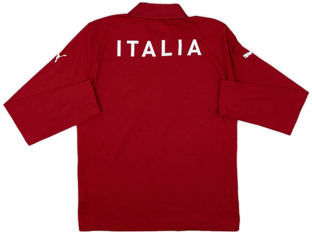 2011-12 Italy Puma Polo L/S Shirt - 9/10 - (S)