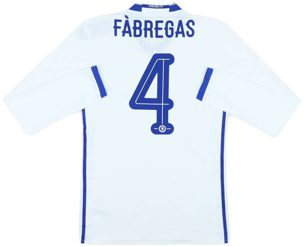 2016-17 Chelsea Player Issue Third L/S Shirt Fabregas #4 (M)