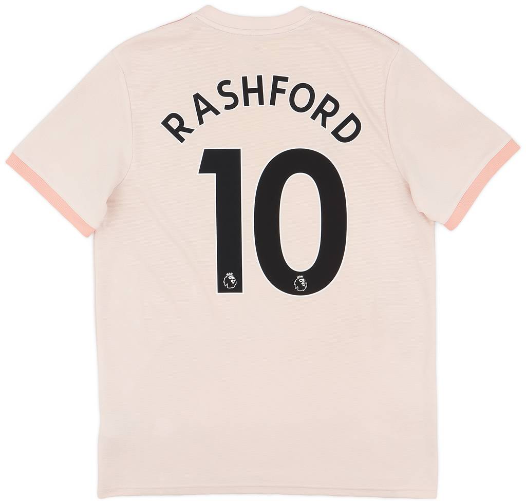 2018-19 Manchester United Away Shirt Rashford #10 - 6/10 - (L)