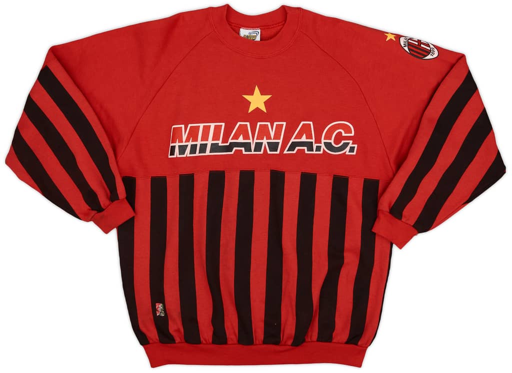 1990-91 AC Milan Le Felpe dei Grandi Club Sweat Top - 8/10 - (L)