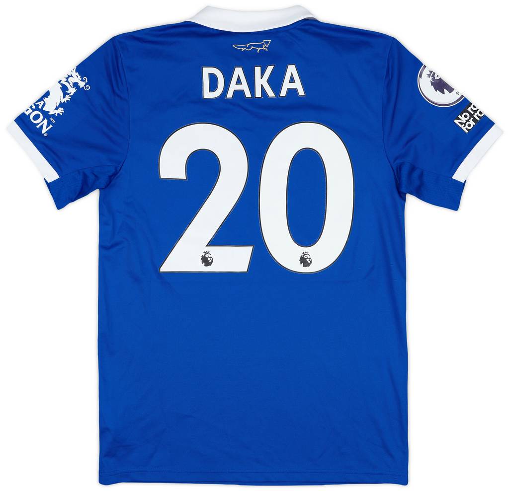 2022-23 Leicester Match Issue Home Shirt Daka #20