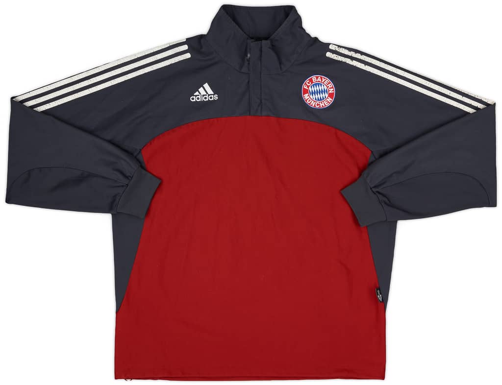 2002-03 Bayern Munich adidas 1/4 Zip Drill Top - 6/10 - (L/XL)