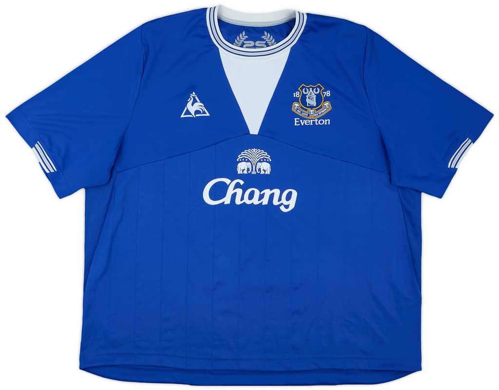 2009-10 Everton Home Shirt Baines #3 - 8/10 - (3XL)