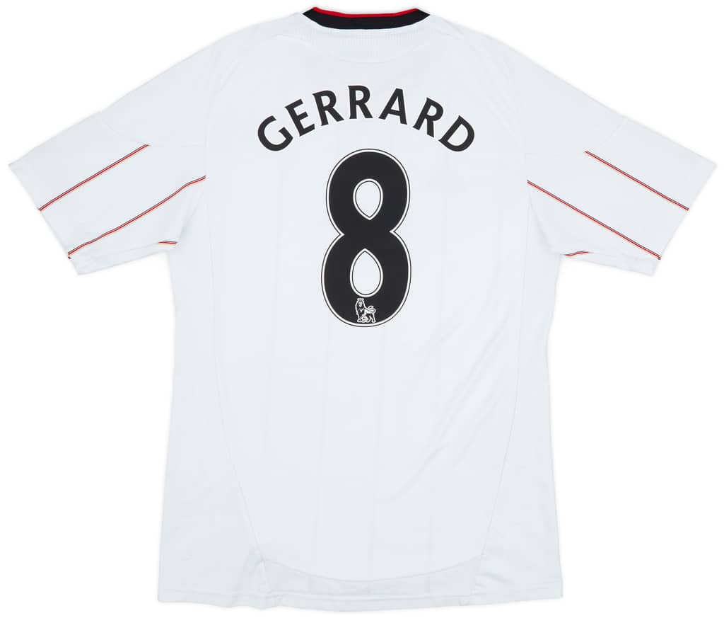 2010-11 Liverpool Away Shirt Gerrard #8 - 5/10 - (M)