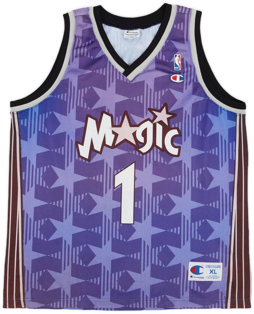 2000-03 Orlando Magic McGrady #1 Champion Away Jersey - 5/10 - (XL)