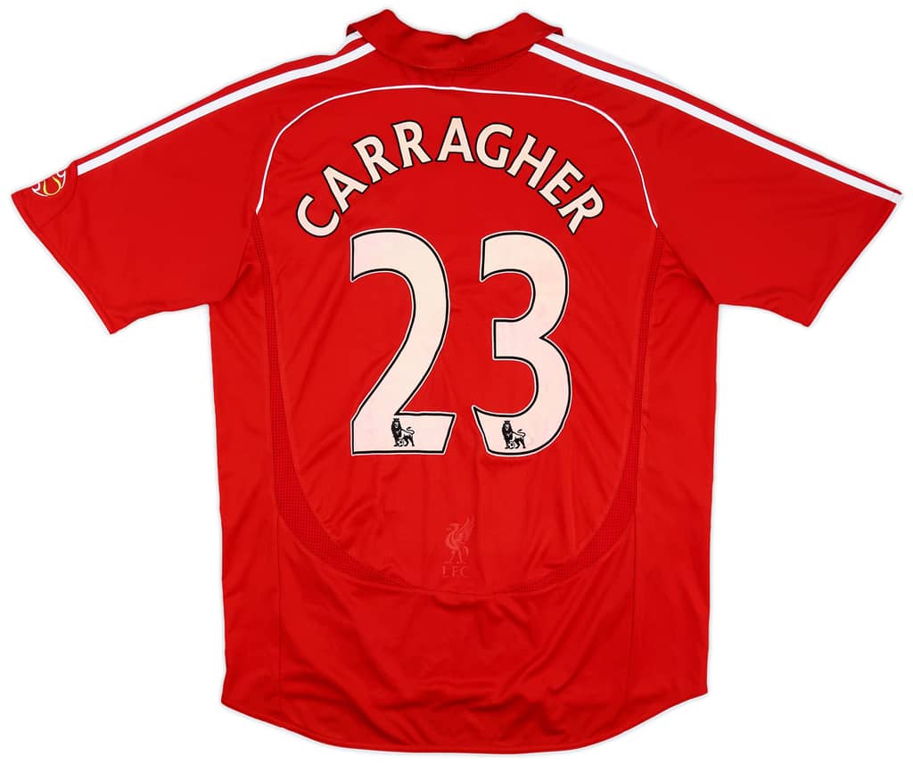 2006-08 Liverpool Home Shirt Carragher #23 - 6/10 - (L)