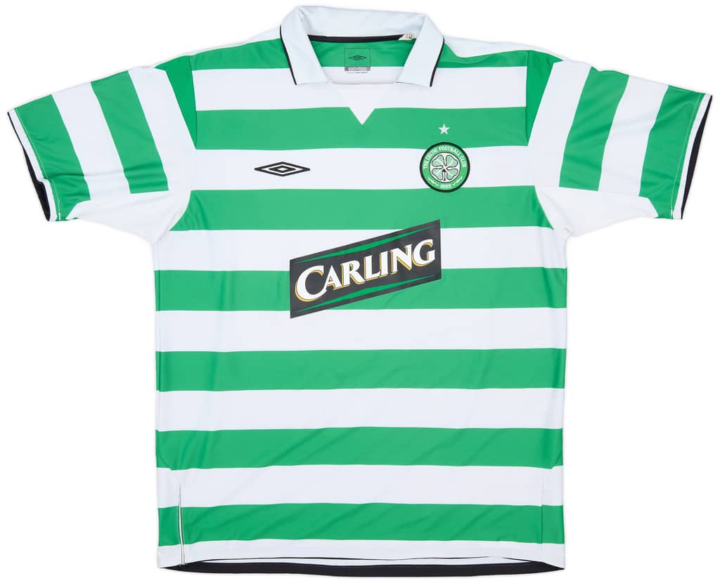2004-05 Celtic Home Shirt Lambert #14 - 6/10 - (XL)