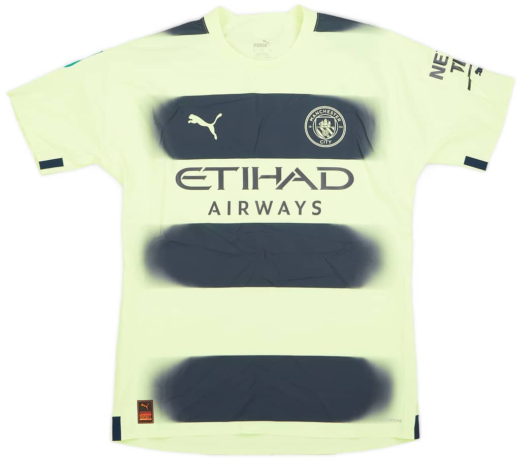 2022-23 Manchester City Match Issue Carabao Cup Third Shirt Wilson-Esbrand #97