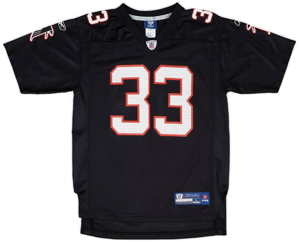 2009-11 Atlanta Falcons Turner #33 Reebok On Field Alternate Jersey - 8/10 - (L.Boys)