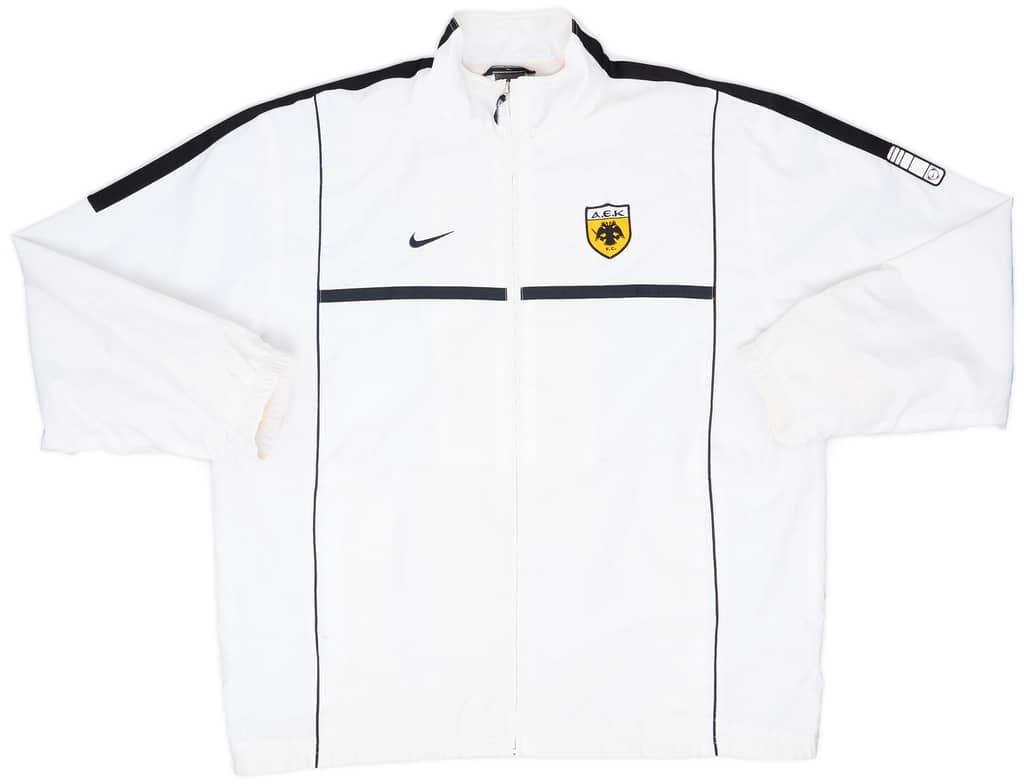 2002-03 AEK Athens Nike Track Jacket - 6/10 - (XXL)