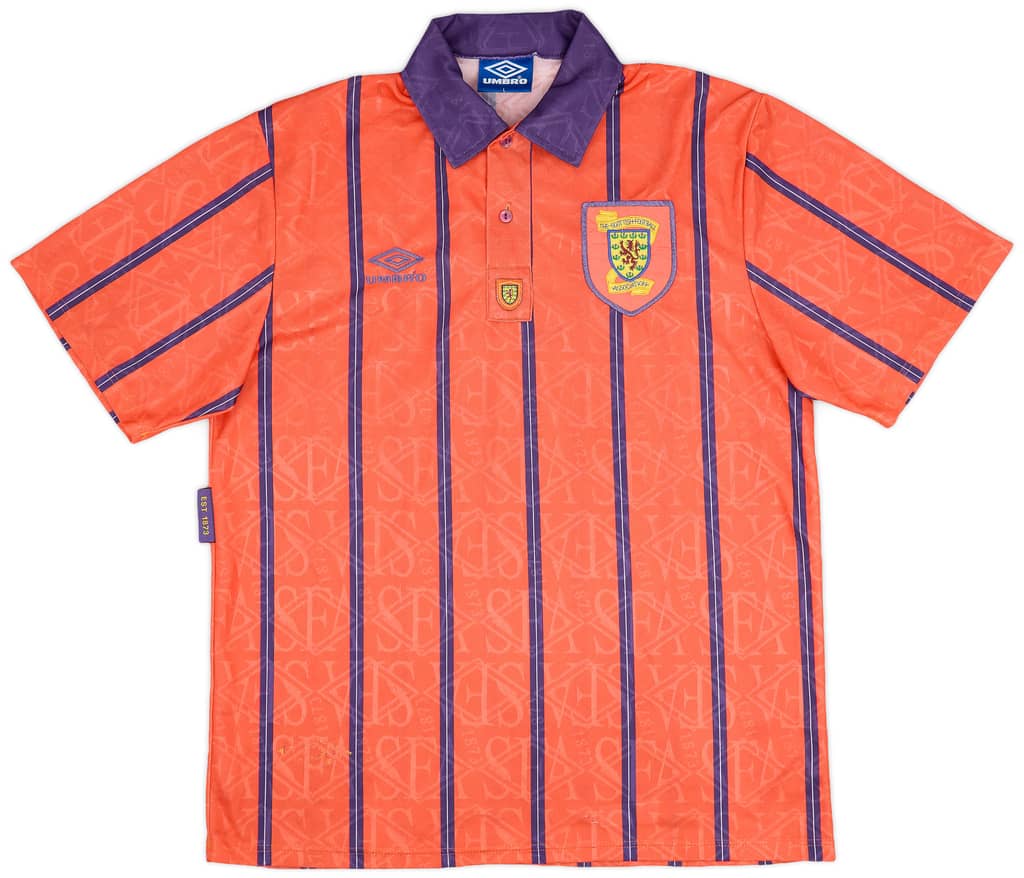 1993-95 Scotland Away Shirt - 8/10 - (L)