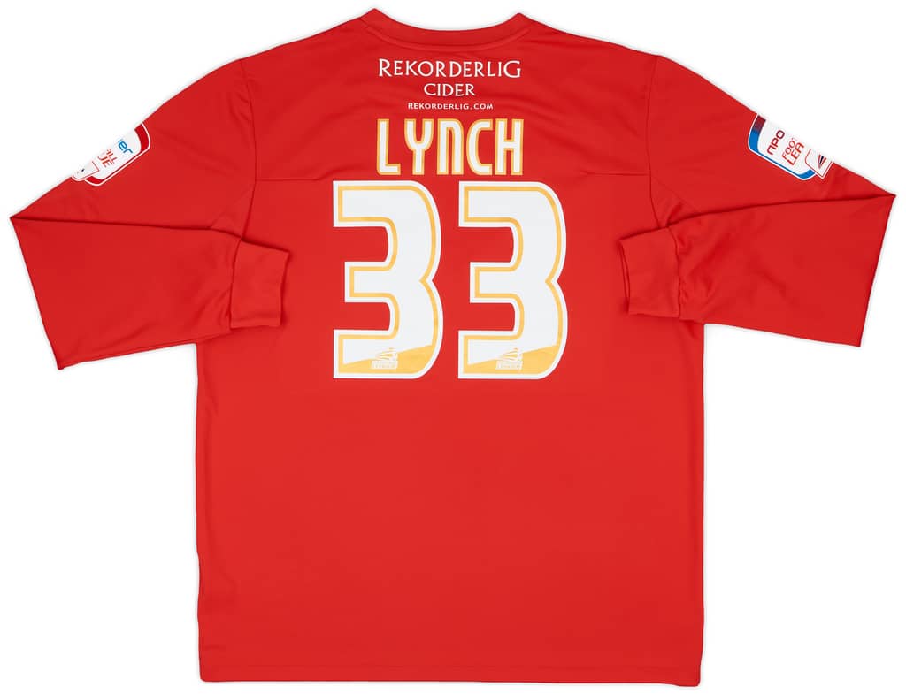2012-13 Huddersfield Match Issue Third L/S Shirt Lynch #33