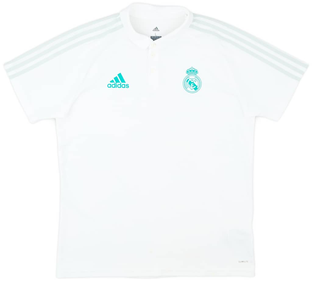 2017-18 Real Madrid adidas Polo Shirt - 7/10 - (L)