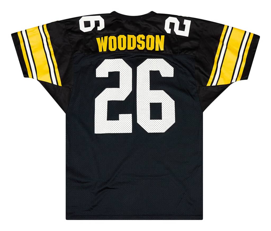 1992-96 Pittsburgh Steelers Woodson #26 Wilson Jersey (Home) L