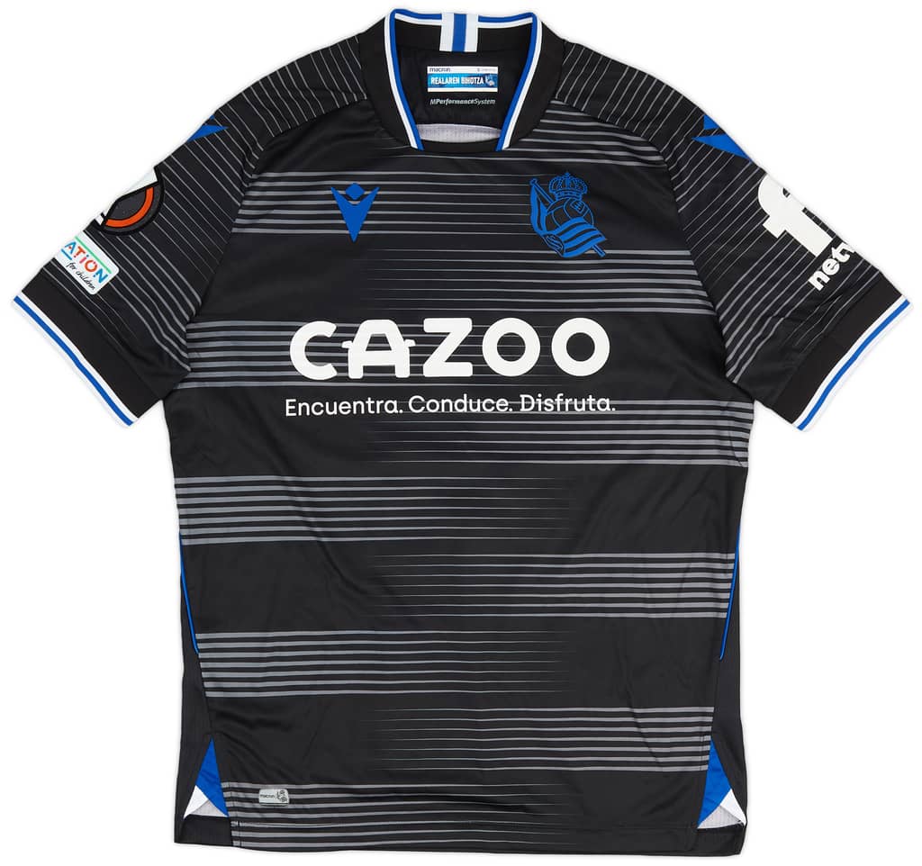 2022-23 Real Sociedad Match Issue Europa League Away Shirt Illarra #4