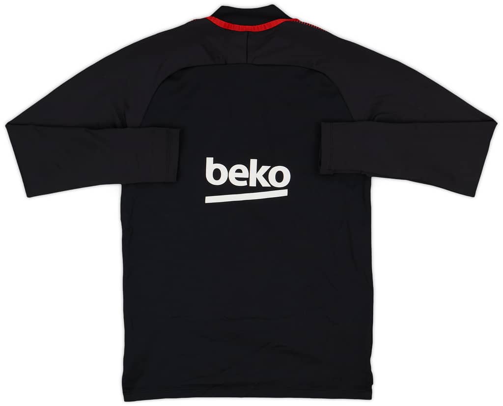2017-18 Barcelona Nike 1/4 Zip Training Top - 8/10 - (S)