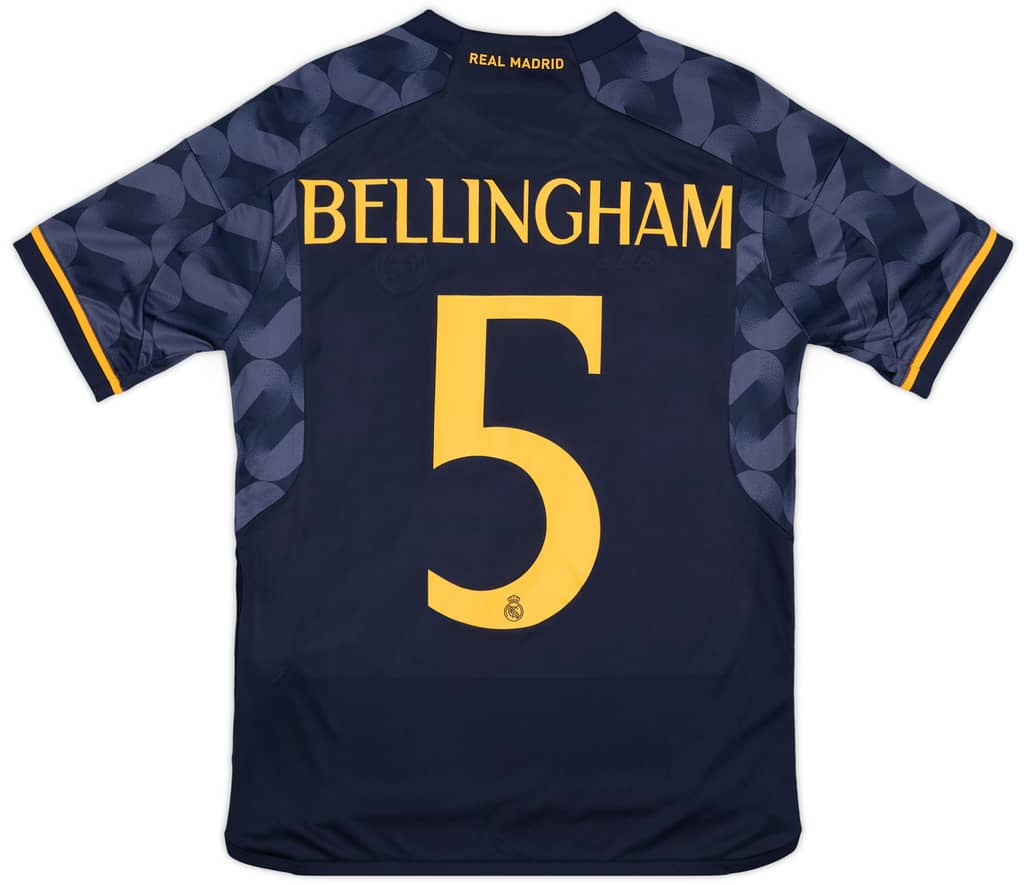 2023-24 Real Madrid Away CL Shirt Bellingham #5 (KIDS)