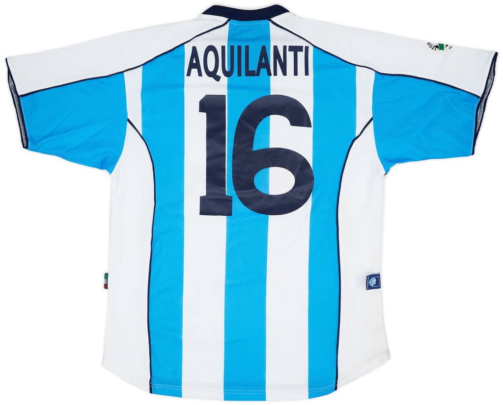 2003-04 Pescara Match Issue Home Shirt Aquilanti #16