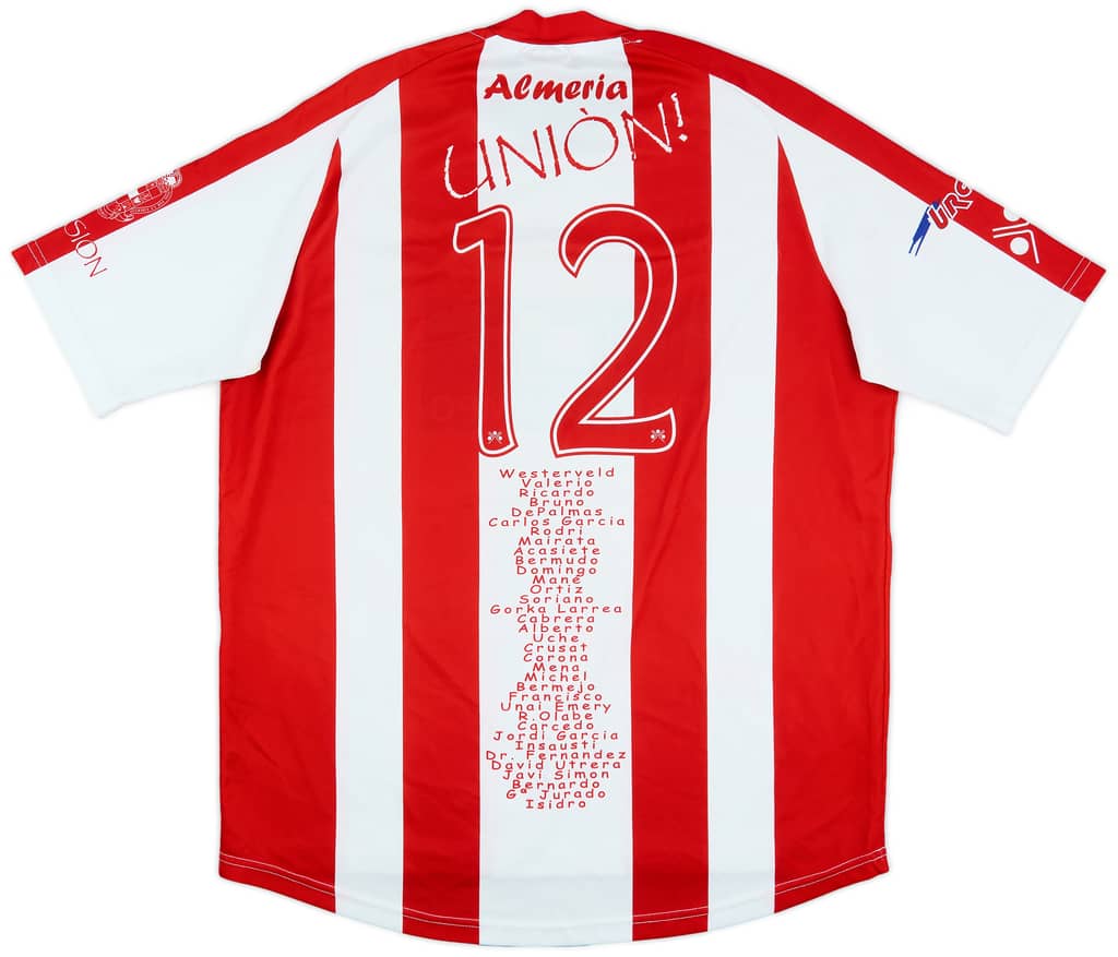 2007 Almeria 'Ascenso Primera Division' Shirt - 9/10 - (XL)
