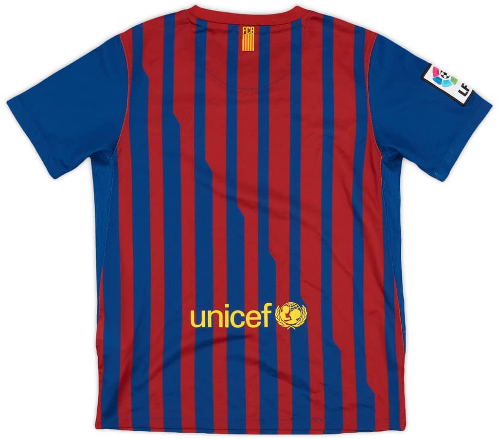 2011-12 Barcelona Home Shirt - 8/10 - (M.Boys)