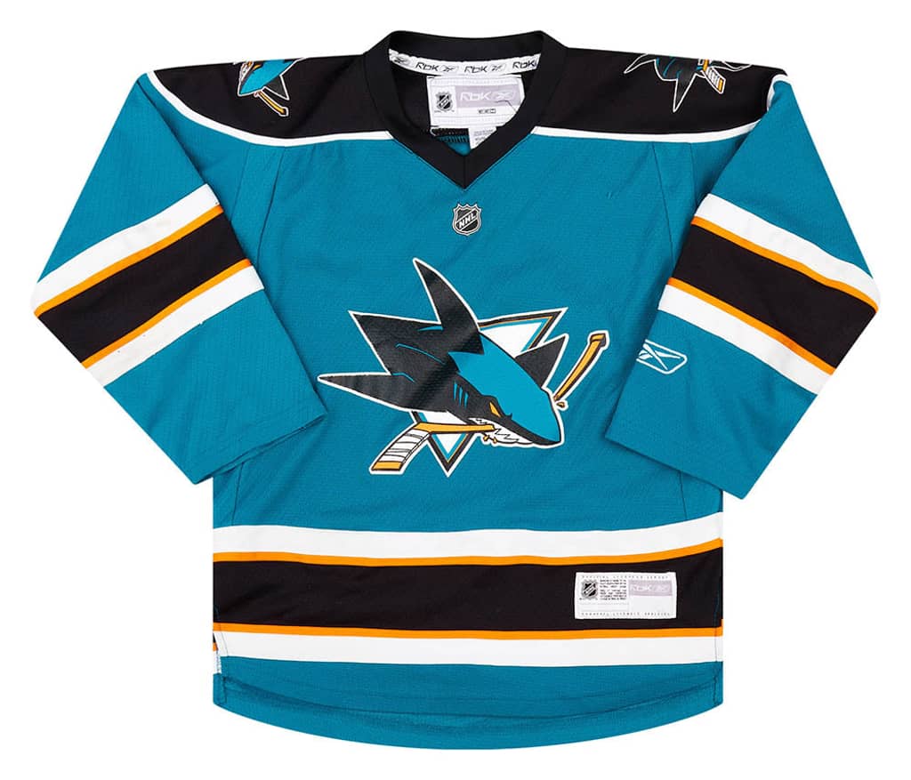 2007-11 San Jose Sharks Reebok Replica Jersey (Home) Y