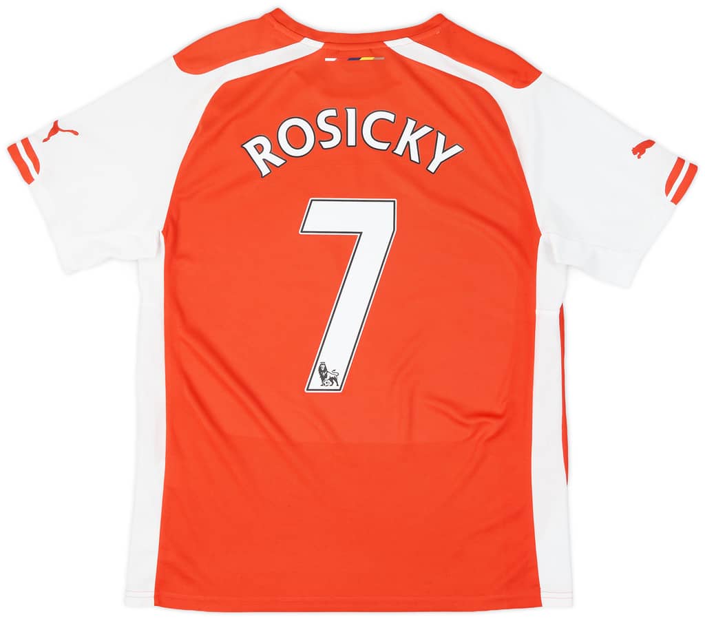 2014-15 Arsenal Home Shirt Rosicky #7 - 8/10 - (M)