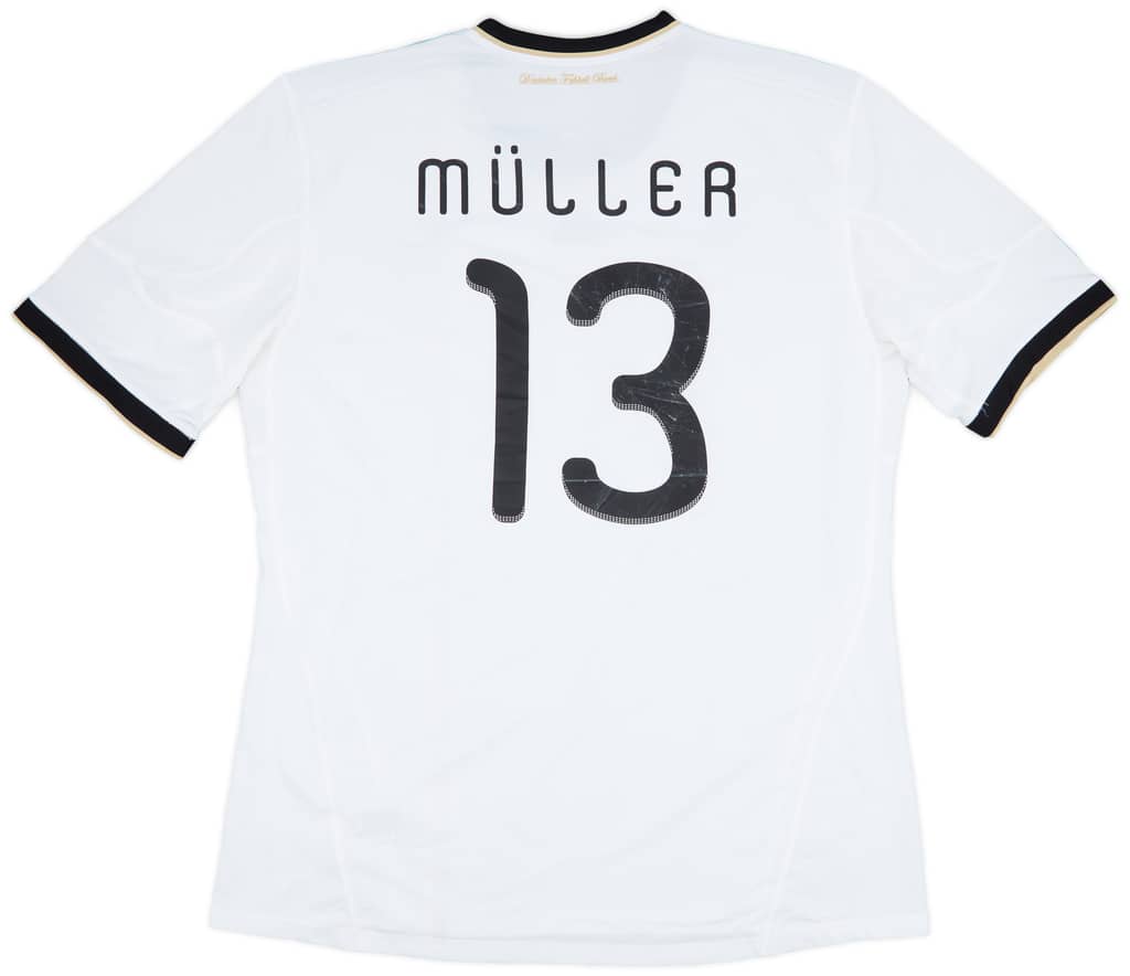 2010-11 Germany Home Shirt Muller #13 - 5/10 - (3XL)