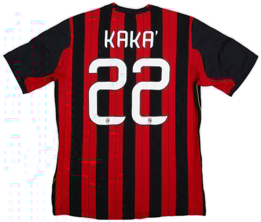 2013-14 AC Milan Home Shirt Kaka #22 - 4/10 - (M.Boys)
