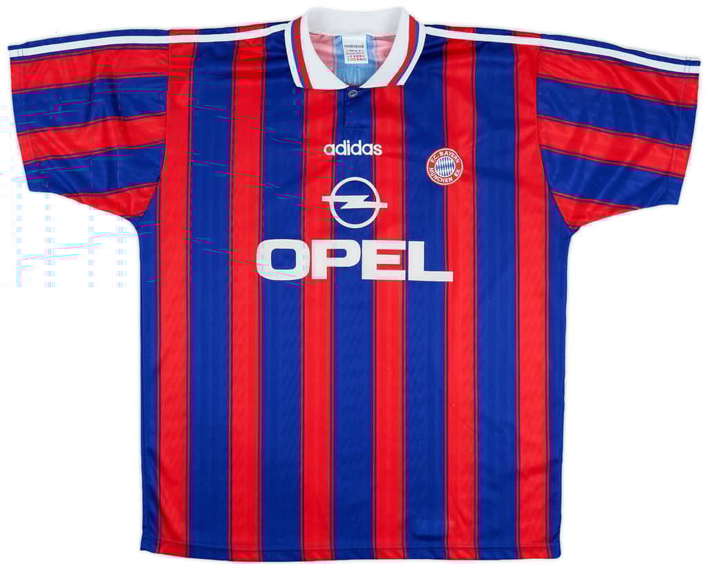 1995-97 Bayern Munich Home Shirt Klinsmann #18 - 8/10 - (XL)
