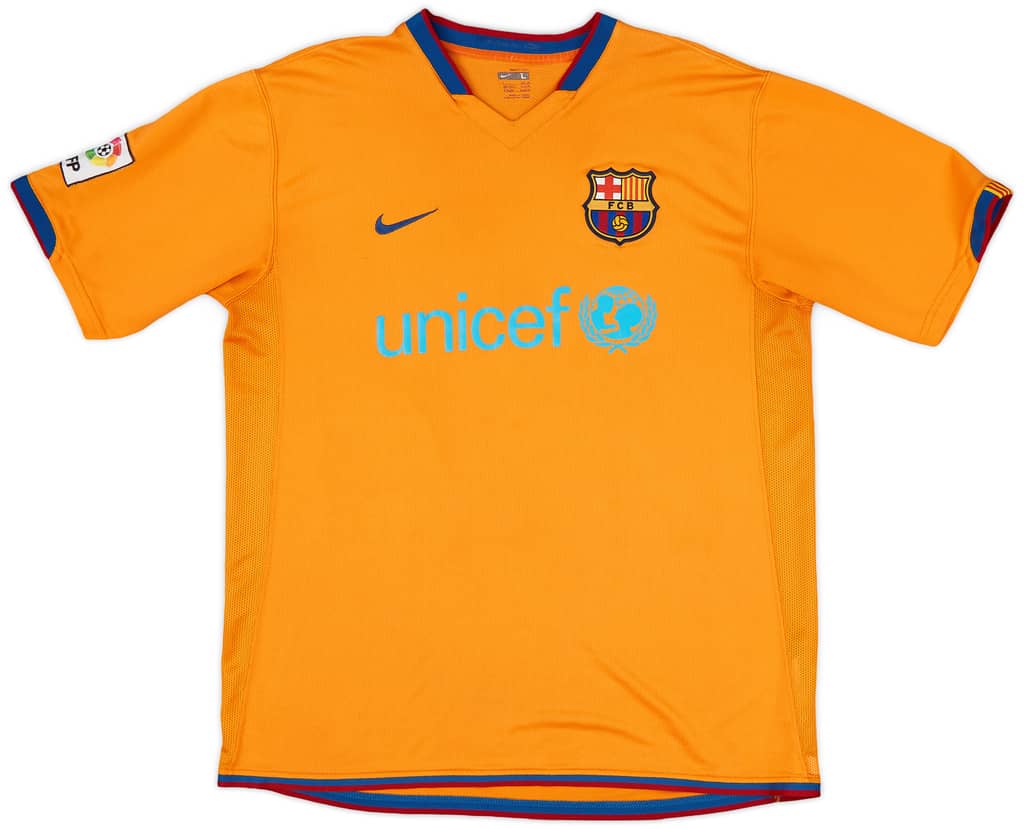 2006-08 Barcelona Away Shirt Messi #19 - 6/10 - (L)