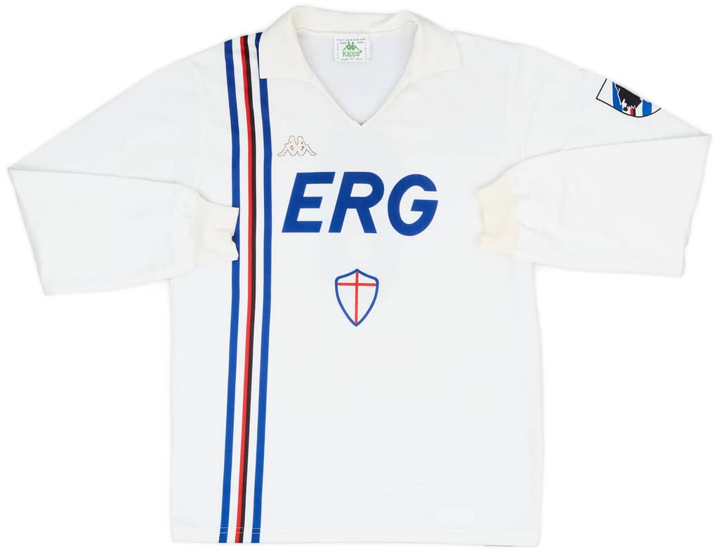 1988-90 Sampdoria Match Issue Away L/S Shirt #8