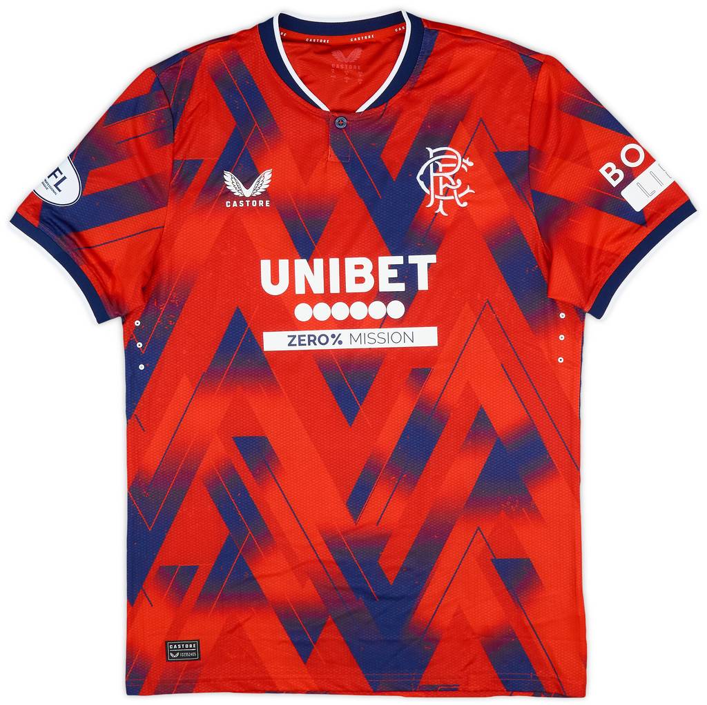 2023-24 Rangers Match Issue Fourth Shirt Sterling #21