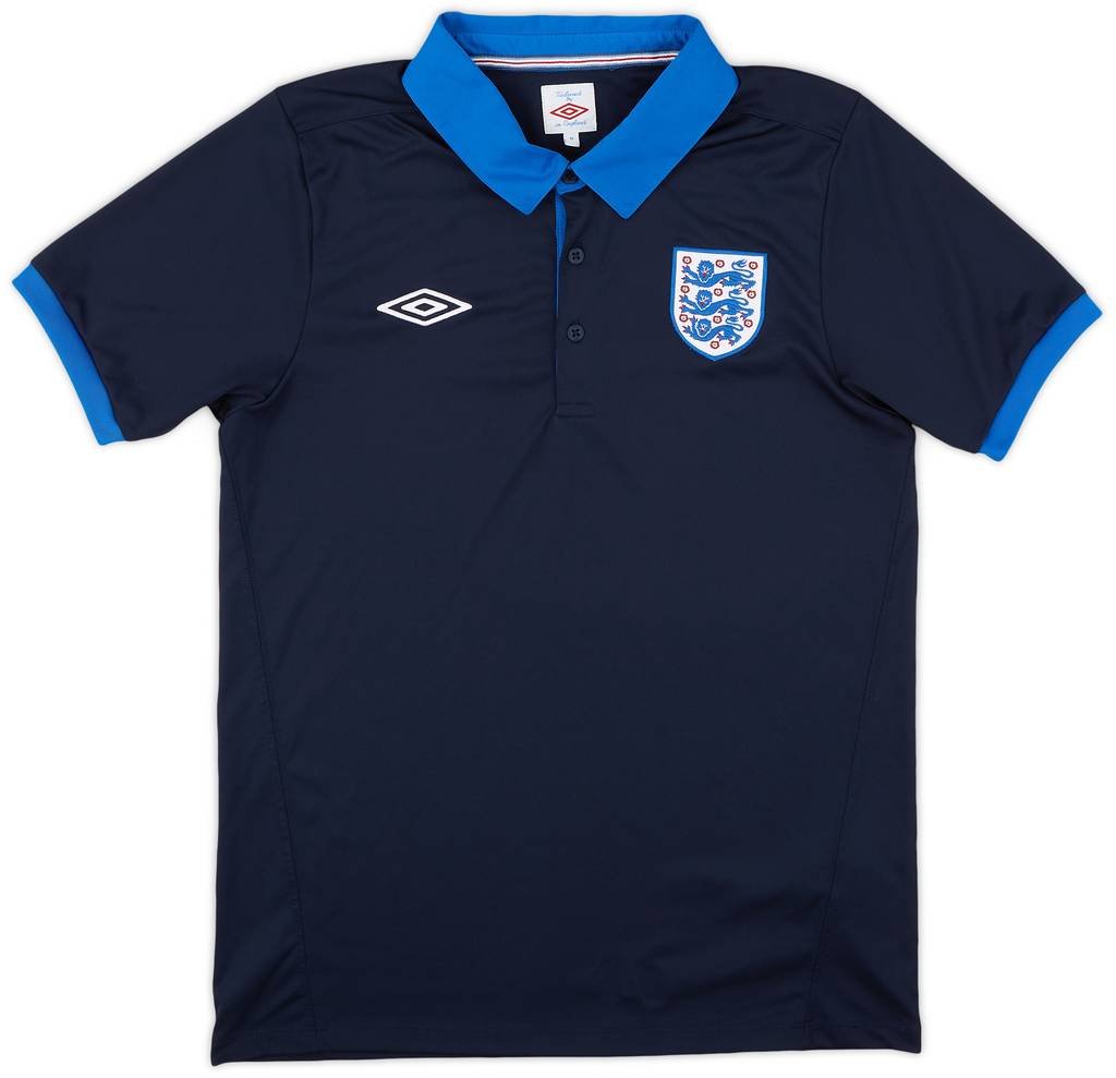 2009-10 England Umbro Polo Shirt - 9/10 - (M)
