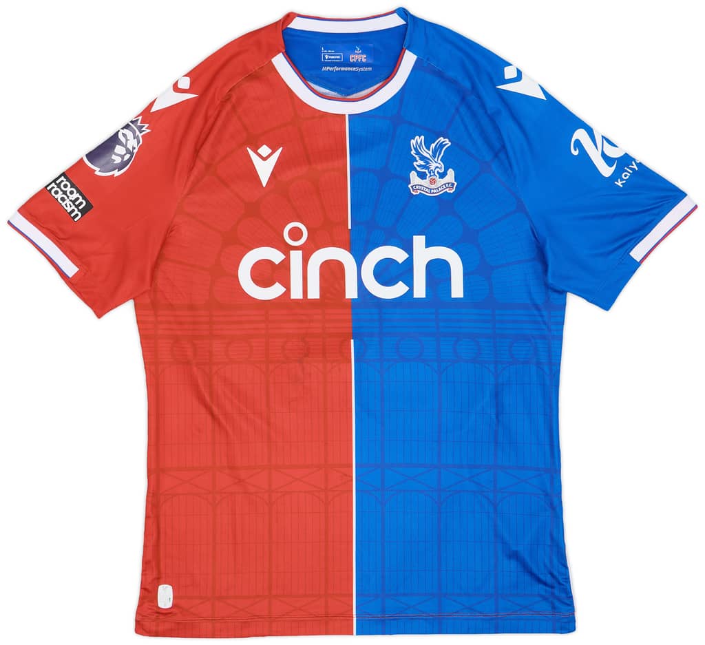 2023-24 Crystal Palace Match Issue Home Shirt Wharton #20