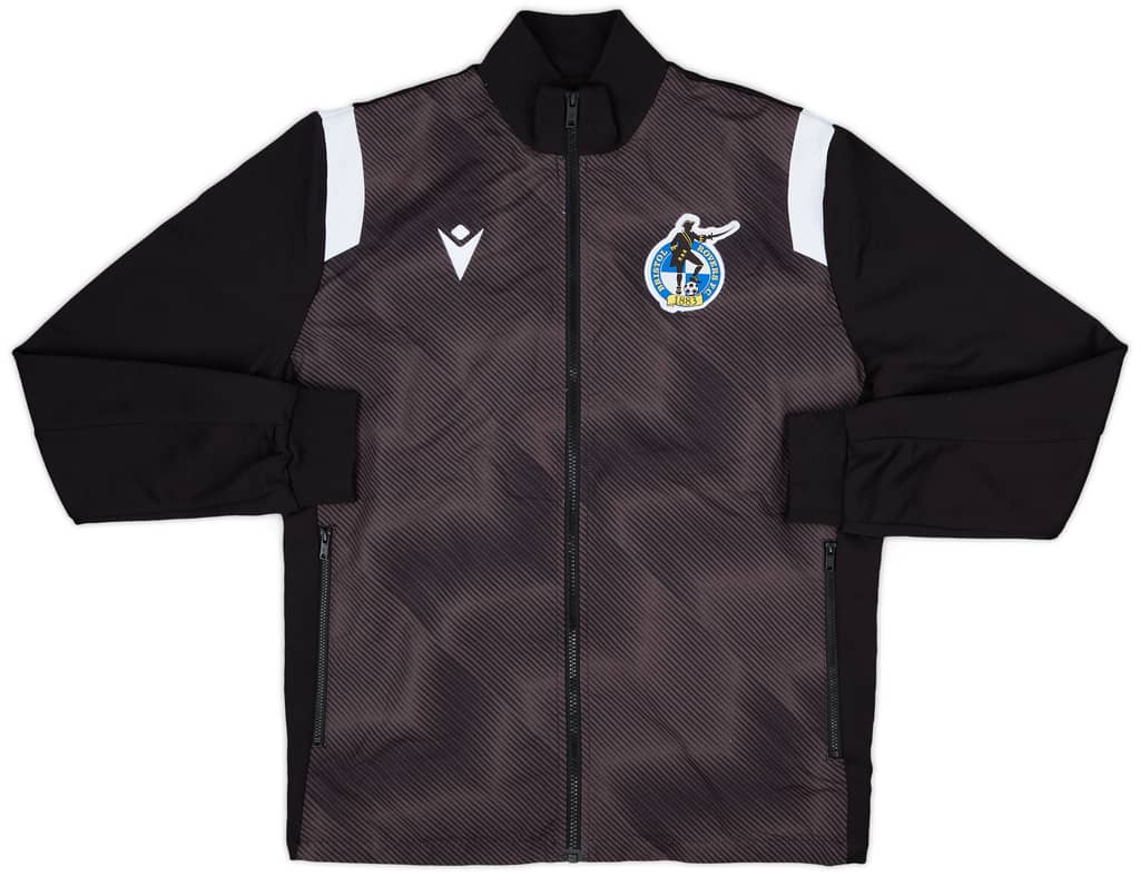 2020-21 Bristol Rovers Macron Track Jacket - 9/10 - (M)