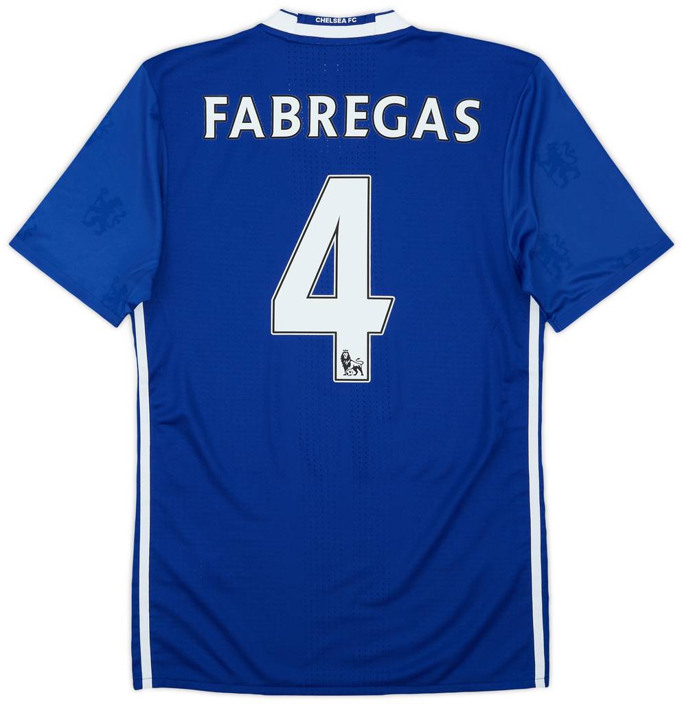 2016-17 Chelsea Player Issue Home Shirt Fabregas #4 (S/M)
