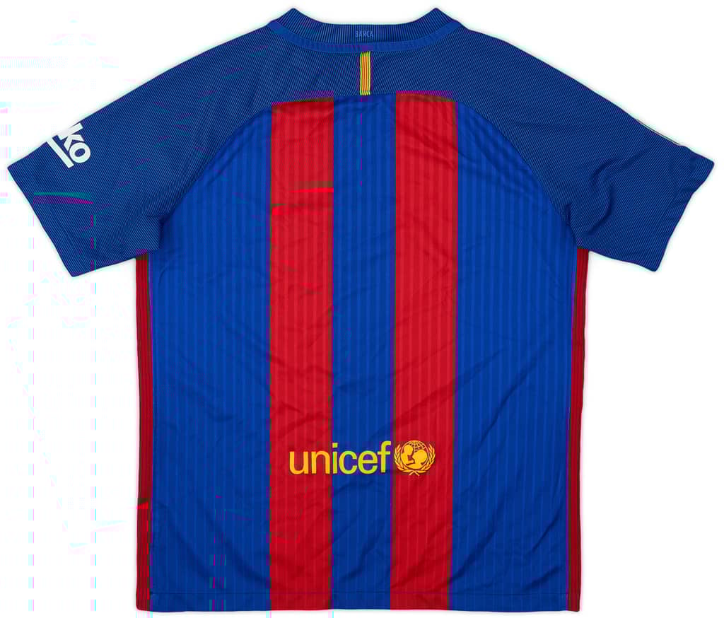 2016-17 Barcelona Home Shirt - 5/10 - (XL.Boys)