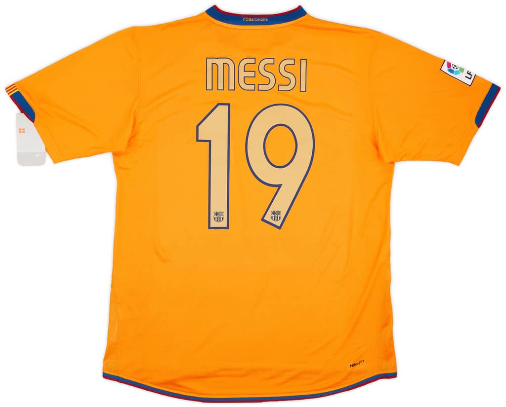 2006-08 Barcelona Away Shirt Messi #19 (L)