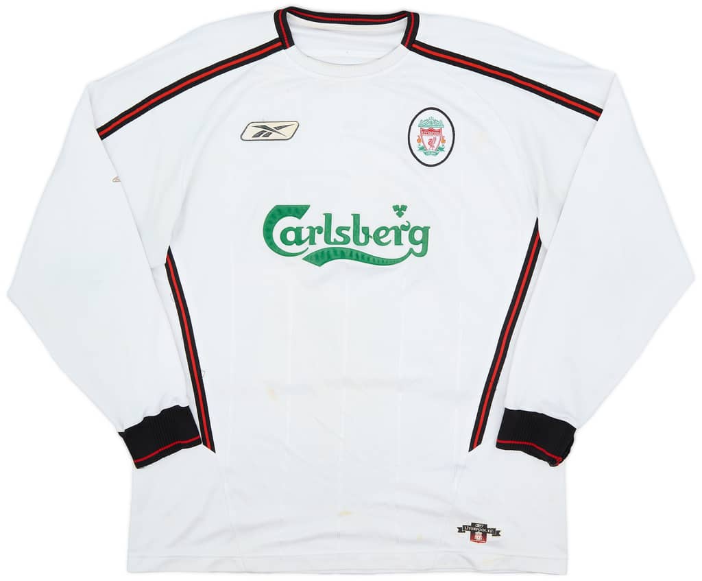 2003-04 Liverpool Away L/S Shirt Gerrard #17 - 5/10 - (XL)