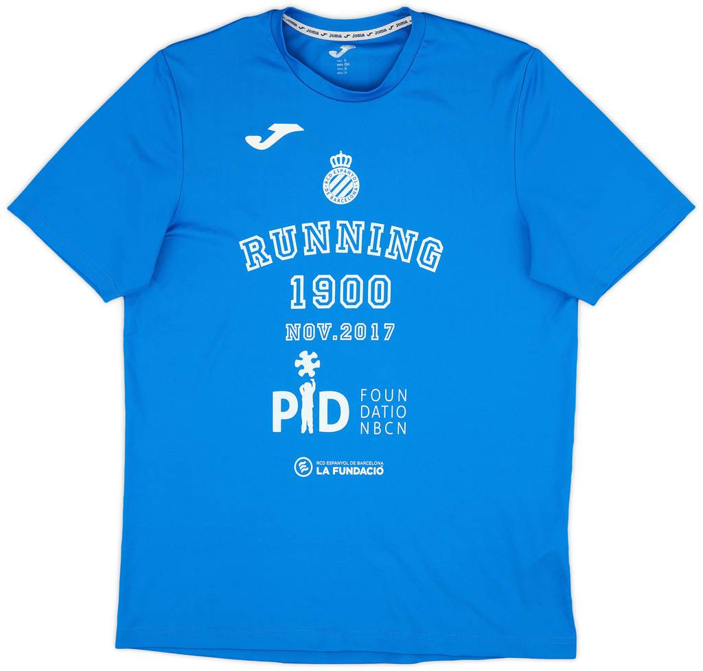 2017-18 Espanyol 'Running 1900' Joma Fan Shirt - 8/10 - (S)
