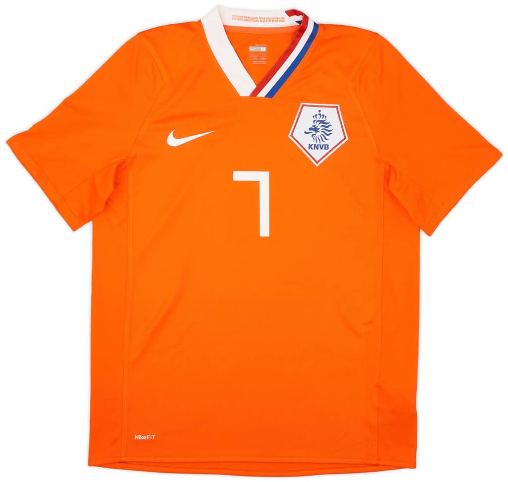 2008-10 Netherlands Home Shirt V.Persie #7 - 8/10 - (S)