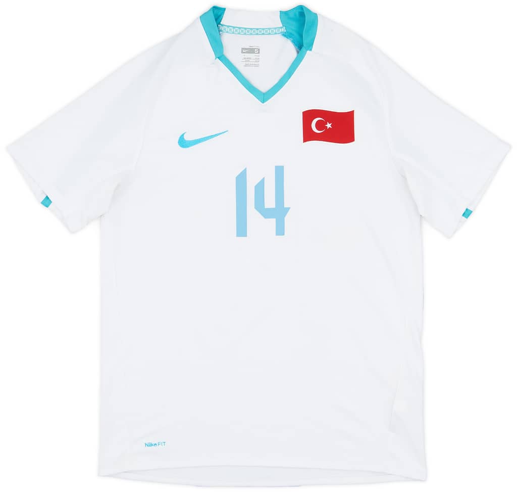 2008-09 Turkey Away Shirt Arda #14 - 8/10 - (S)