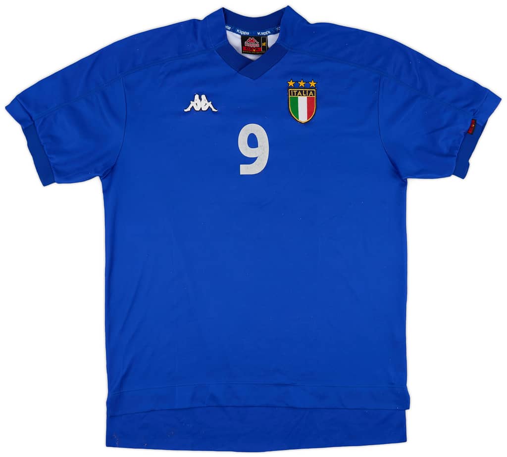 1998-99 Italy Home Shirt #9 - 6/10 - (XL)