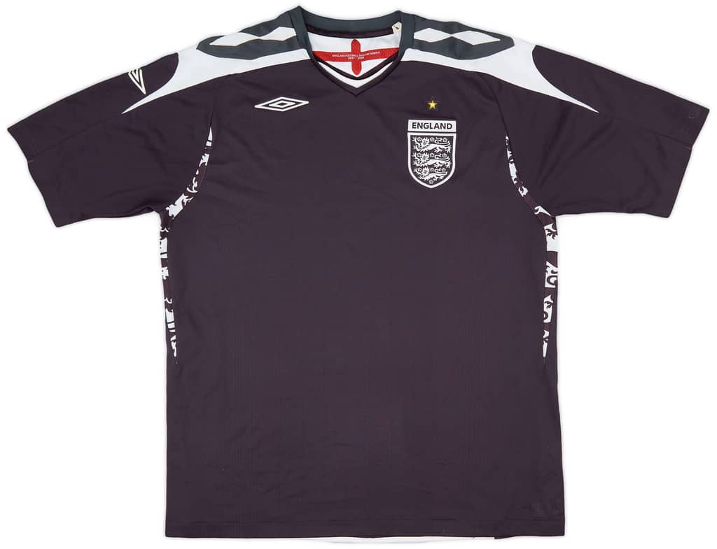 2008-10 England GK S/S Shirt - 8/10 - (XL)