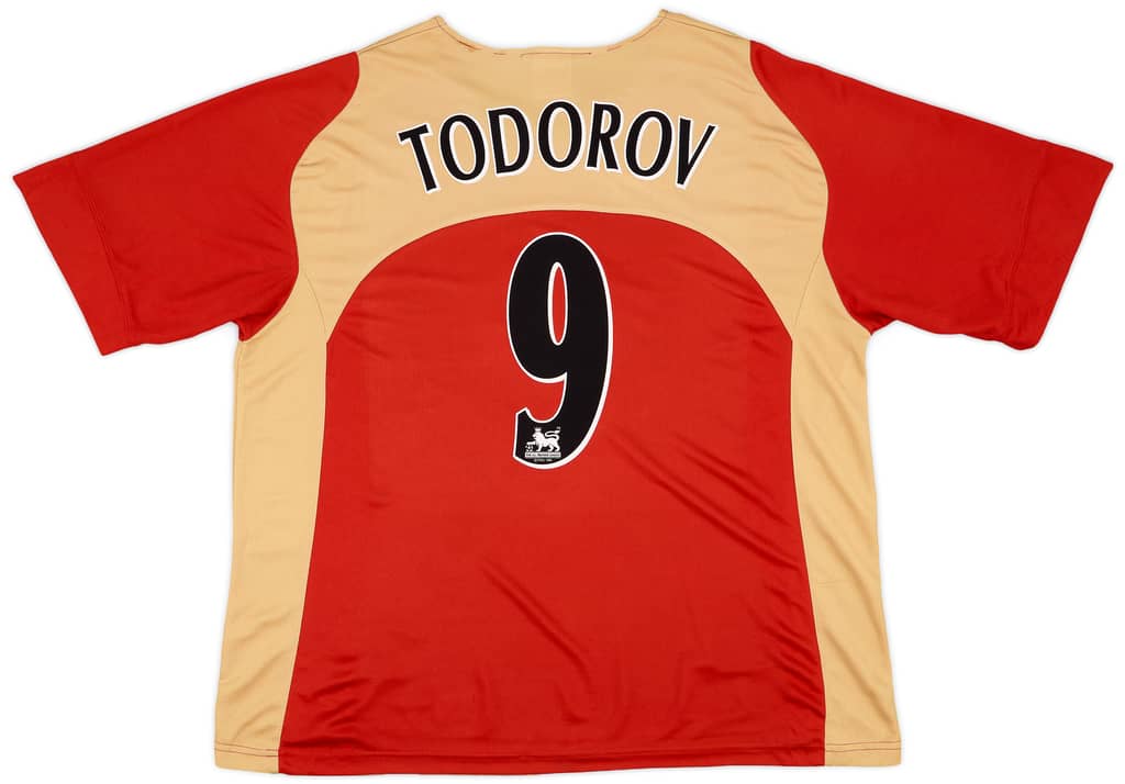 2005-06 Portsmouth Away Shirt Todorov #9 - 6/10 - (XXL)