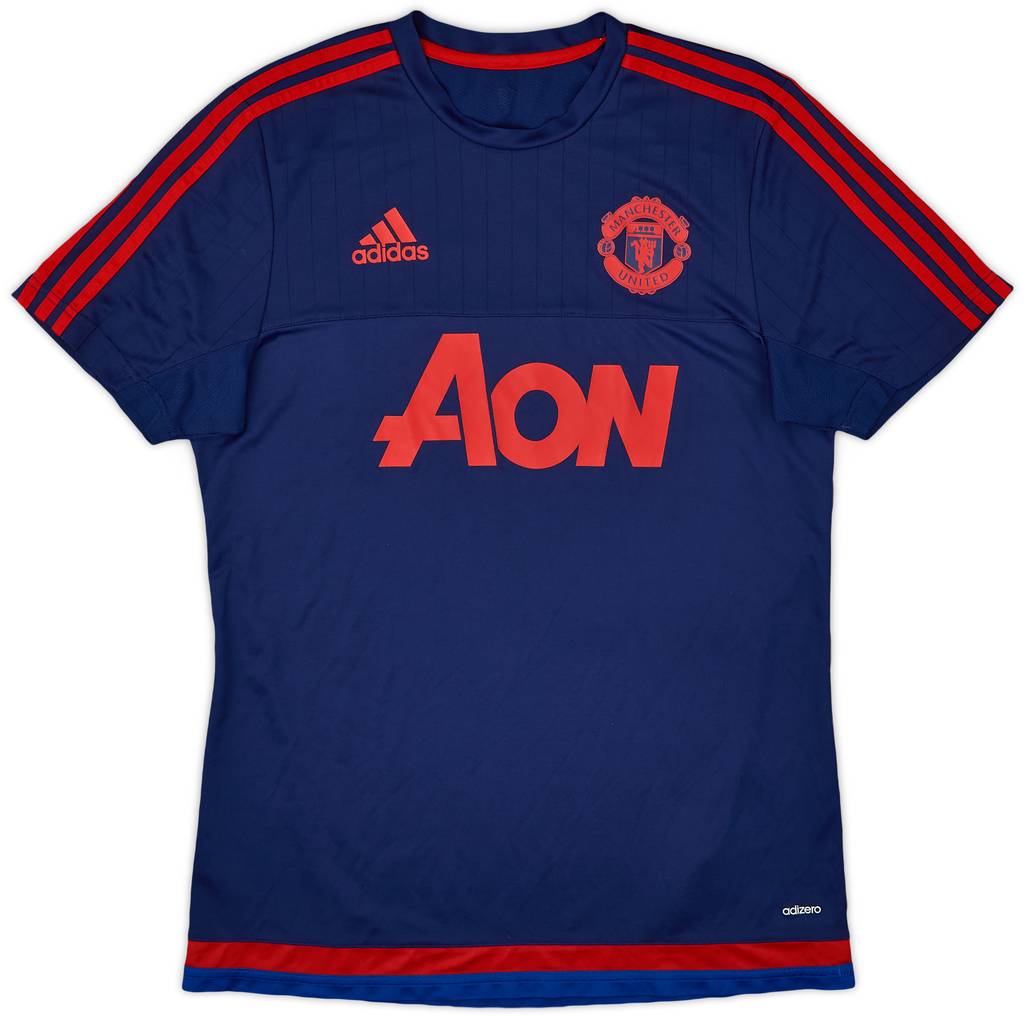 2015-16 Manchester United adidas Training Shirt - 9/10 - (M)