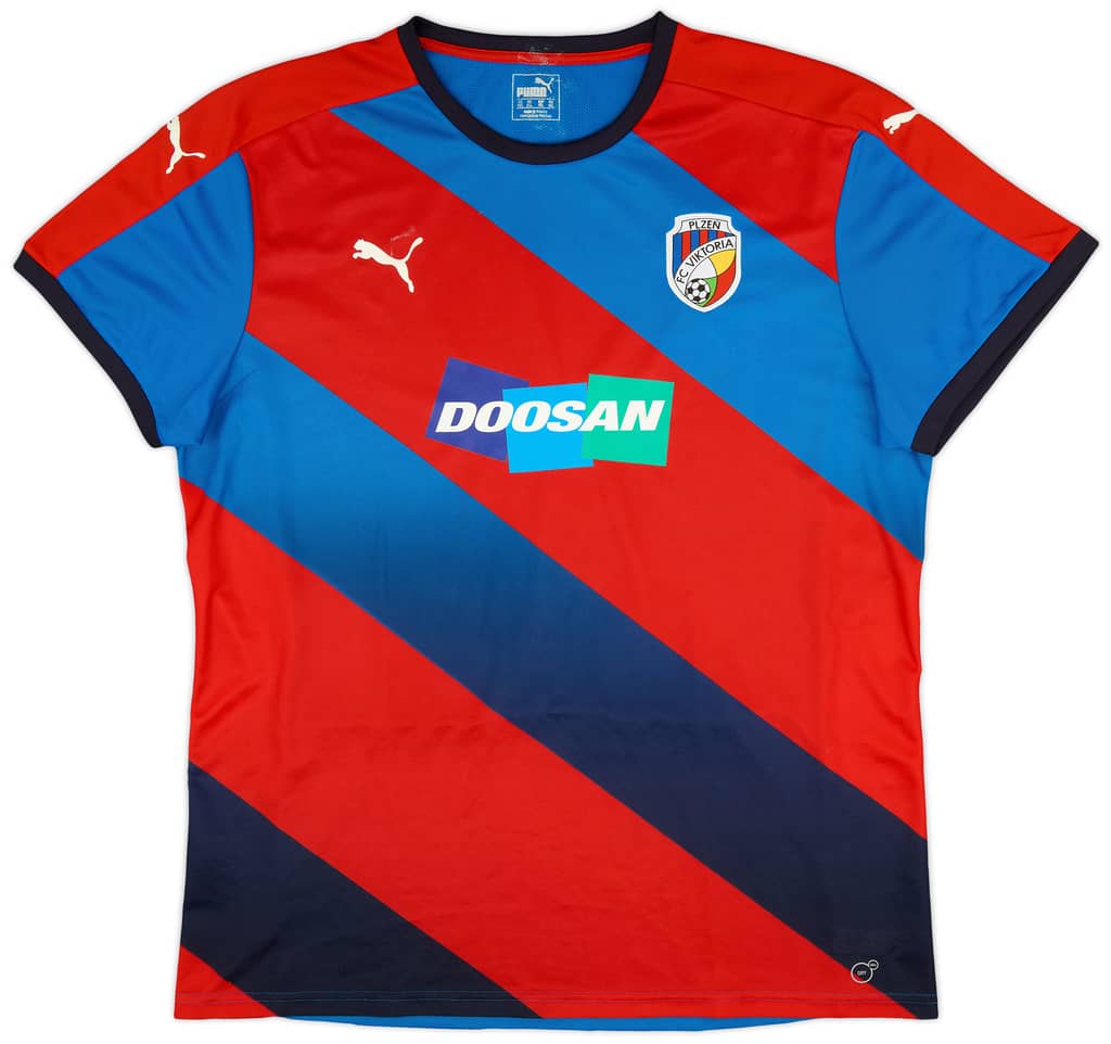 2015-16 Viktoria Plzen Home Shirt - 6/10 - (XXL)