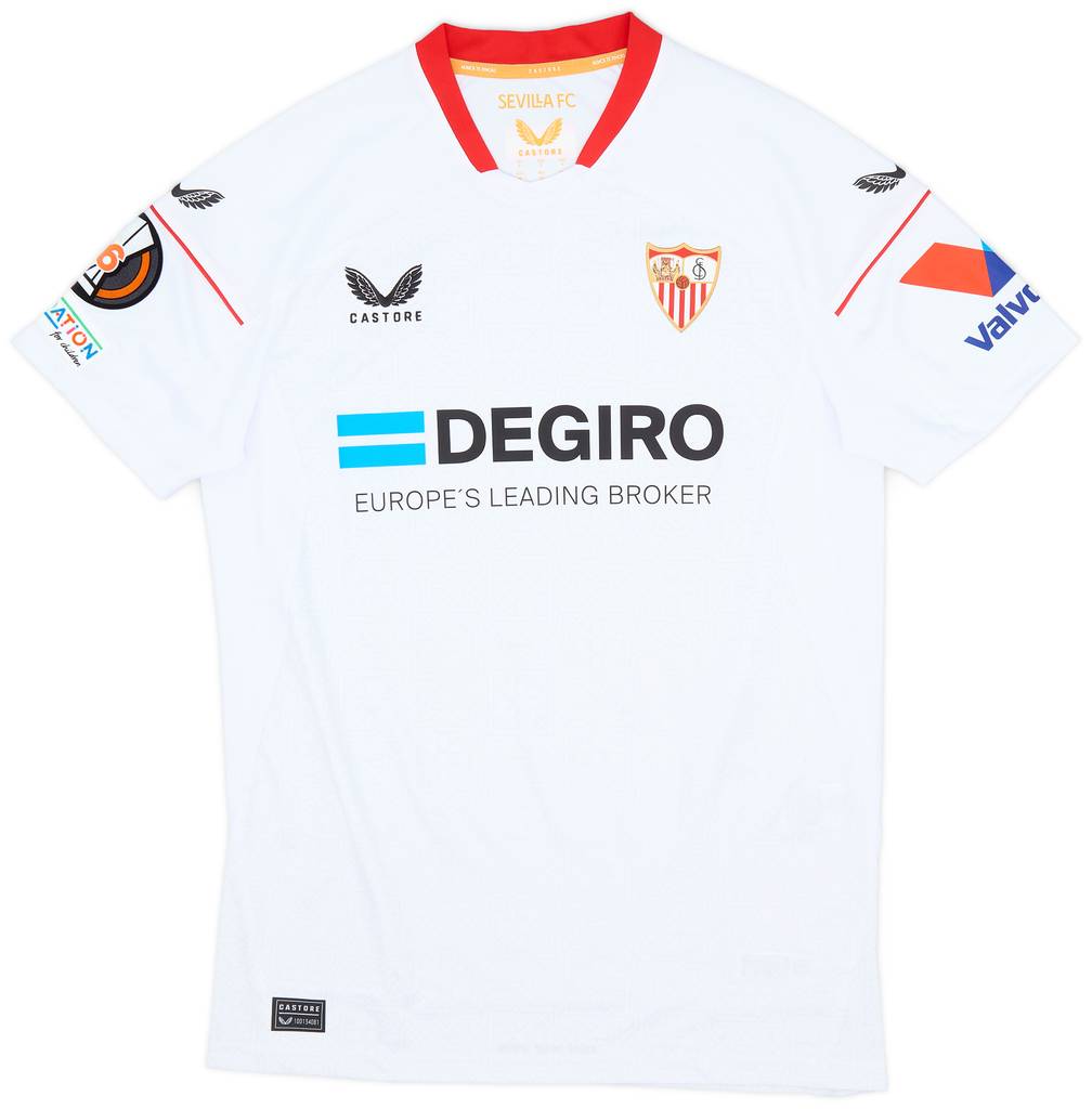 2022-23 Sevilla Match Issue Europa Issue Home Shirt Bryan #25