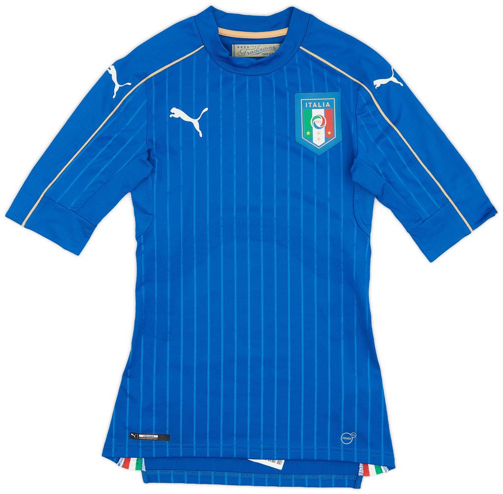 2016-17 Italy Player Issue (ACTV Fit) Home Shirt - 10/10 - (S)