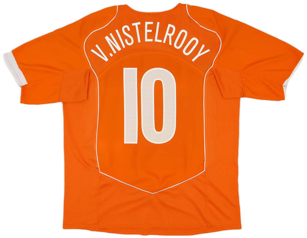 2004-06 Netherlands Home Shirt V.Nistelrooy #10 - 6/10 - (S)